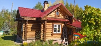 Бревенчатый дом в СНТ Ветеран в Домодедово - domodedovo.yutvil.ru - фото 1